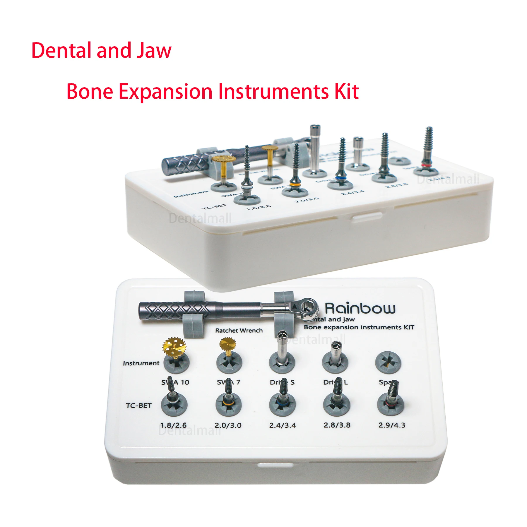 

Dental Jaw Bone Expansion Instrument Kits Screws Cutting Saw Disk Ratchet Driver Wrench