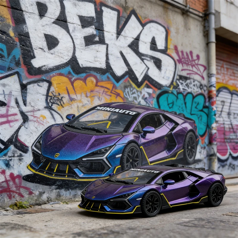 

1:32 Revuelto супер спортивный автомобиль из сплава металла, литая под давлением модель автомобиля, высокая имитация дома, модные игрушки, украшения, подарок