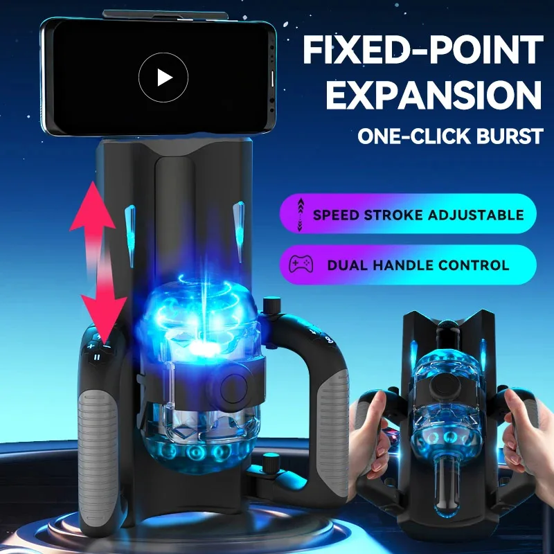 THRUSTING-PRO Thrusting High Speed Male Masturbator Machine Automatic Telescopic Masturbation Cup Handsfree Sex Toy For Men - Image 2