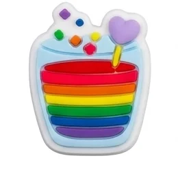 1-10Pcs Love Wins Pride Proud Flag PVC Garden Shoe Accessories Shoes Charms Sandals Ornaments For Boys Girls Party Present