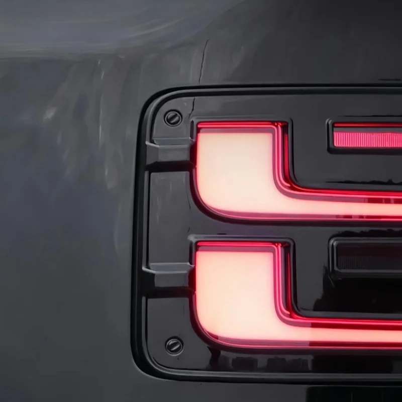 Car Mecha Taillight Protective Frame Rear Tail Light Cover Trim Fit for BYD Leopard 7 Titanium 7 Exterior Decoration Parts