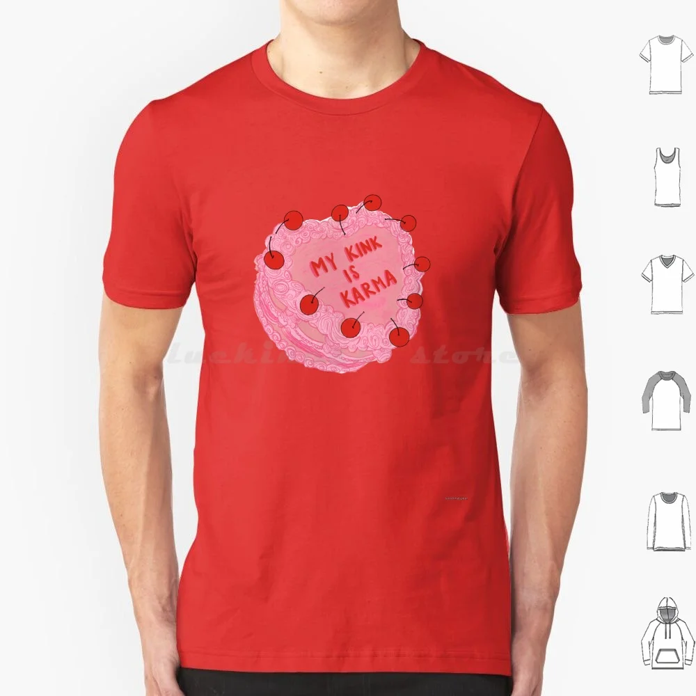 Karma T Shirt Men Women Kids 6xl Vintage Cake Chappell Roan My Kink Is Karma Karma Coquette Heart Shaped Cake Vintage Heart