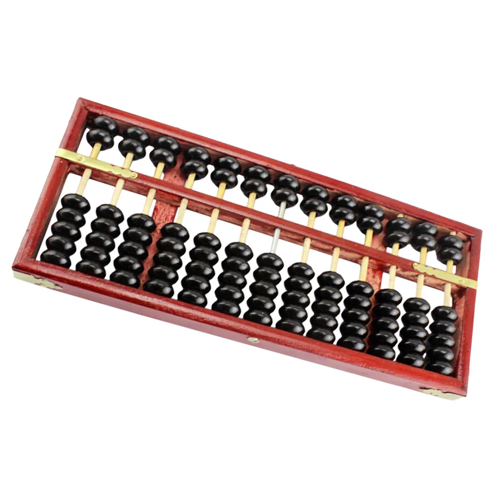 Audlt Toys Abacus Students Portable Wooden Children Learning Aldult Major for Kids Math Vintage Number Cake Molds Toddler