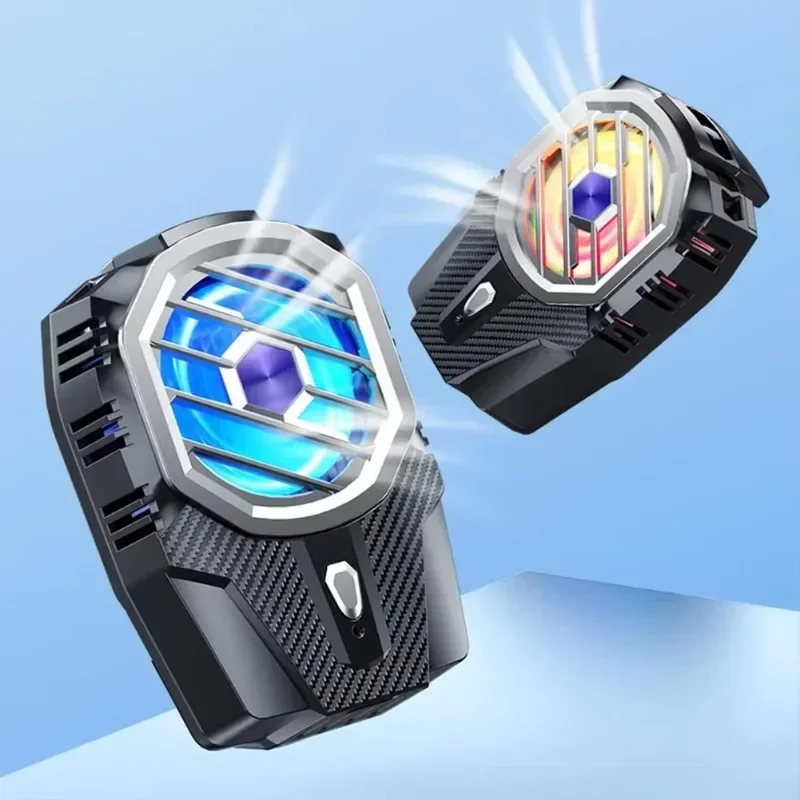 

НОВЫЙ портативный кулер X91 для мобильного телефона, вентилятор охлаждения радиатора для мобильного телефона, вентилятор охлаждающей пластины, кулер для телефона с RGB-подсветкой