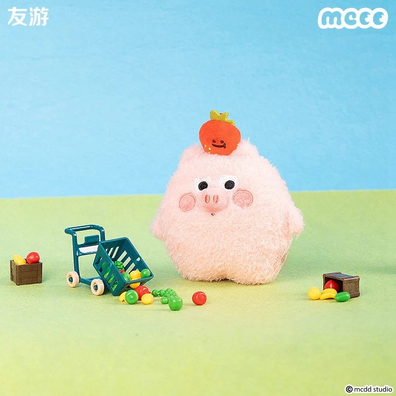 Chaveiro bonito porco rosa bacon boneca de pelúcia brinquedo mão fantoche mochila pingente macio brinquedo animal de pelúcia para todas as idades