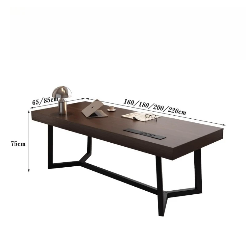 

Reception Bedroom Office Desks Minimalist Living Room Boss Room Office Desks Computer Metal Furniture Scrivanie MH40BGZ