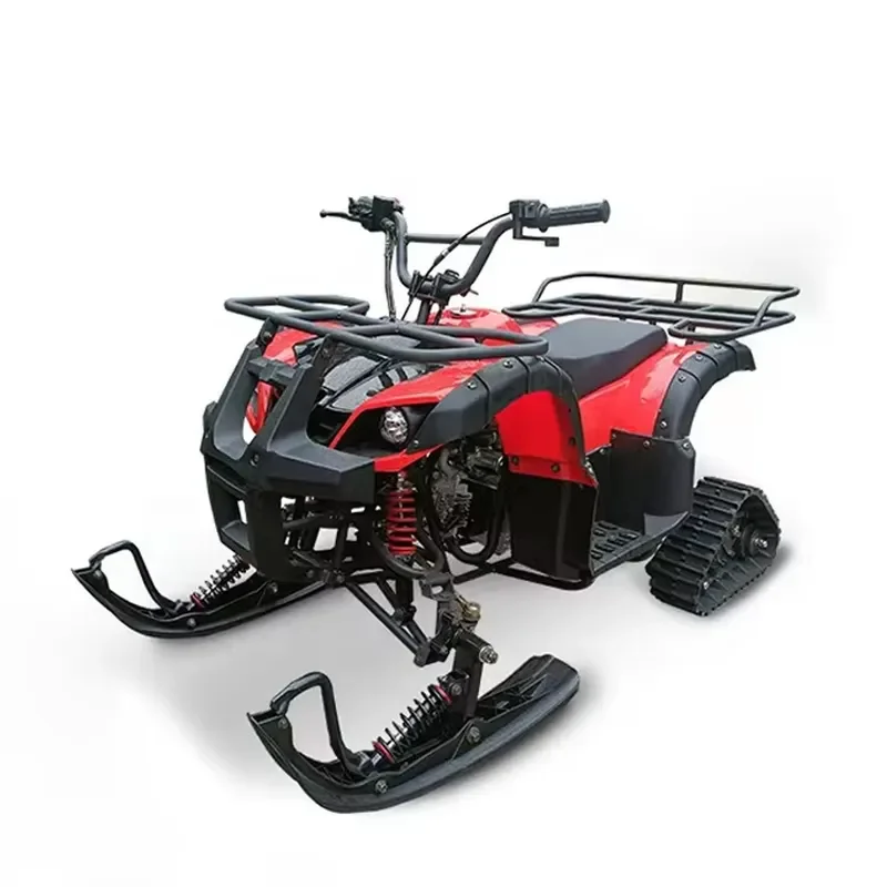 Fast Wear-Resistant Quad Motorcycle Fuel-Powered for Snow & Sand for Sleds & Snow Tubes
