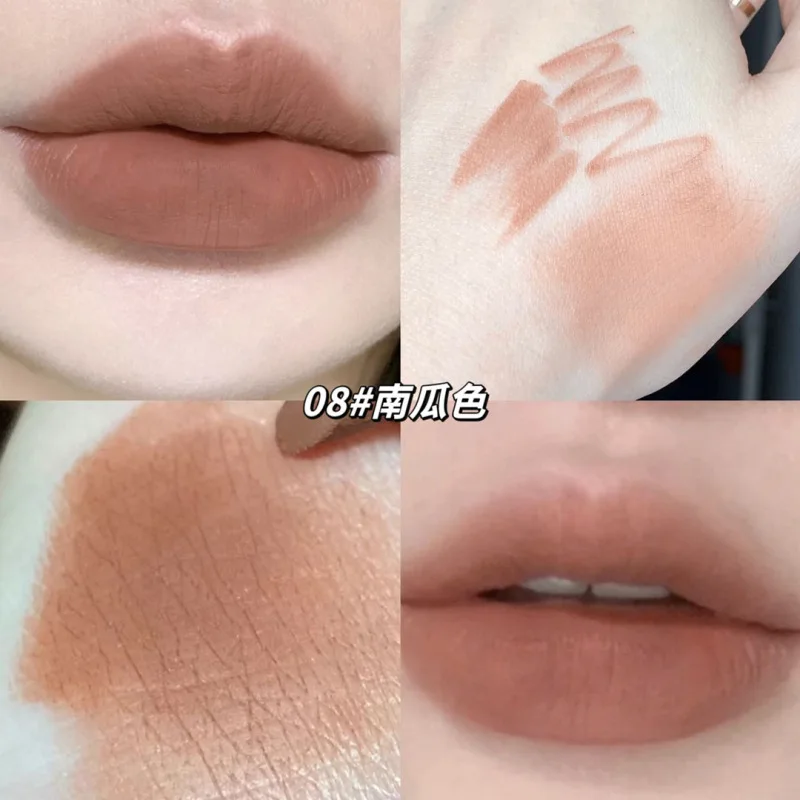 Waterproof Matte Lipliner Pencil Sexy Nude Brown Red Contour Tint Lipstick Lasting Non-stick Cup Lip Liner Lips Makeup Cosmetic