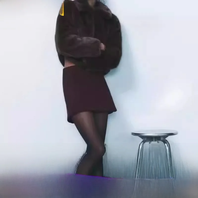 Plones Falda Casus Elásticos Blancos a la Moda para Mujer, Cintura Media, Primavera-Otoño, Nuevo Modelo 352536, Estil...