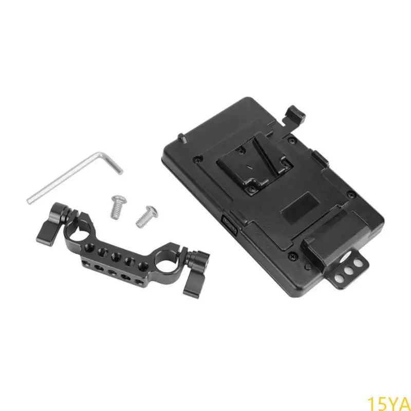 

15YA 15MM Pipe Clamp For Power Supply Systems V Mount Battery Plate Aluminum Alloy