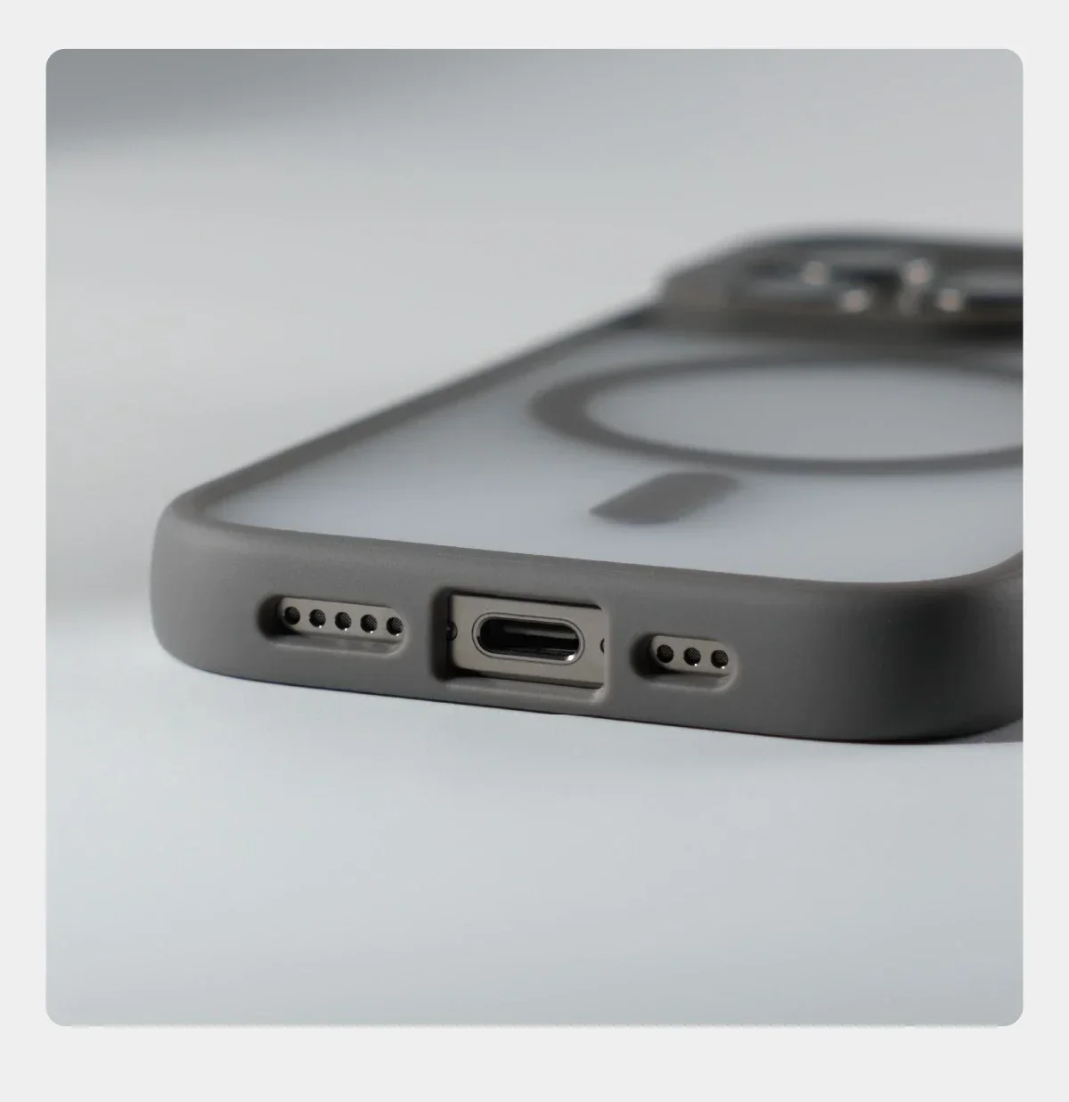 Magnetic Luxury Matte Translucent Armor Shockproof Case For iPhone 16 15 14 Pro Max 16Pro 15ProMax Magsafe Wireless Charge Cover