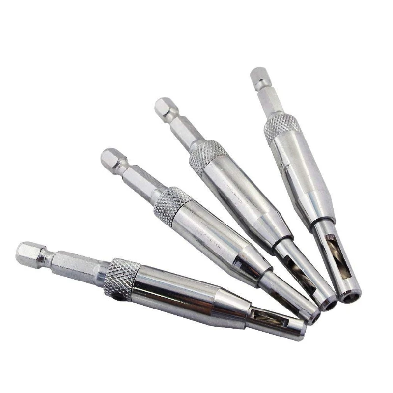 652F Durable Centering Drill Bit with for Key Hinge Set Tools 5/64 Inch 7/64 Inch 9/64 Inch 11/64 Inch for Woodworki