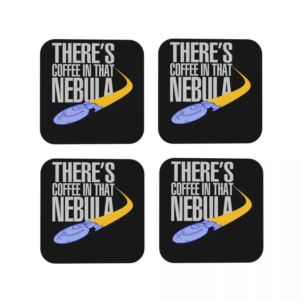 

Подставки для кофе в том туманности, кухонные салфетки, изоляционные кофейные коврики для чашек, коврики для декора, домашняя посуда, подушечки, набор из 4 шт.