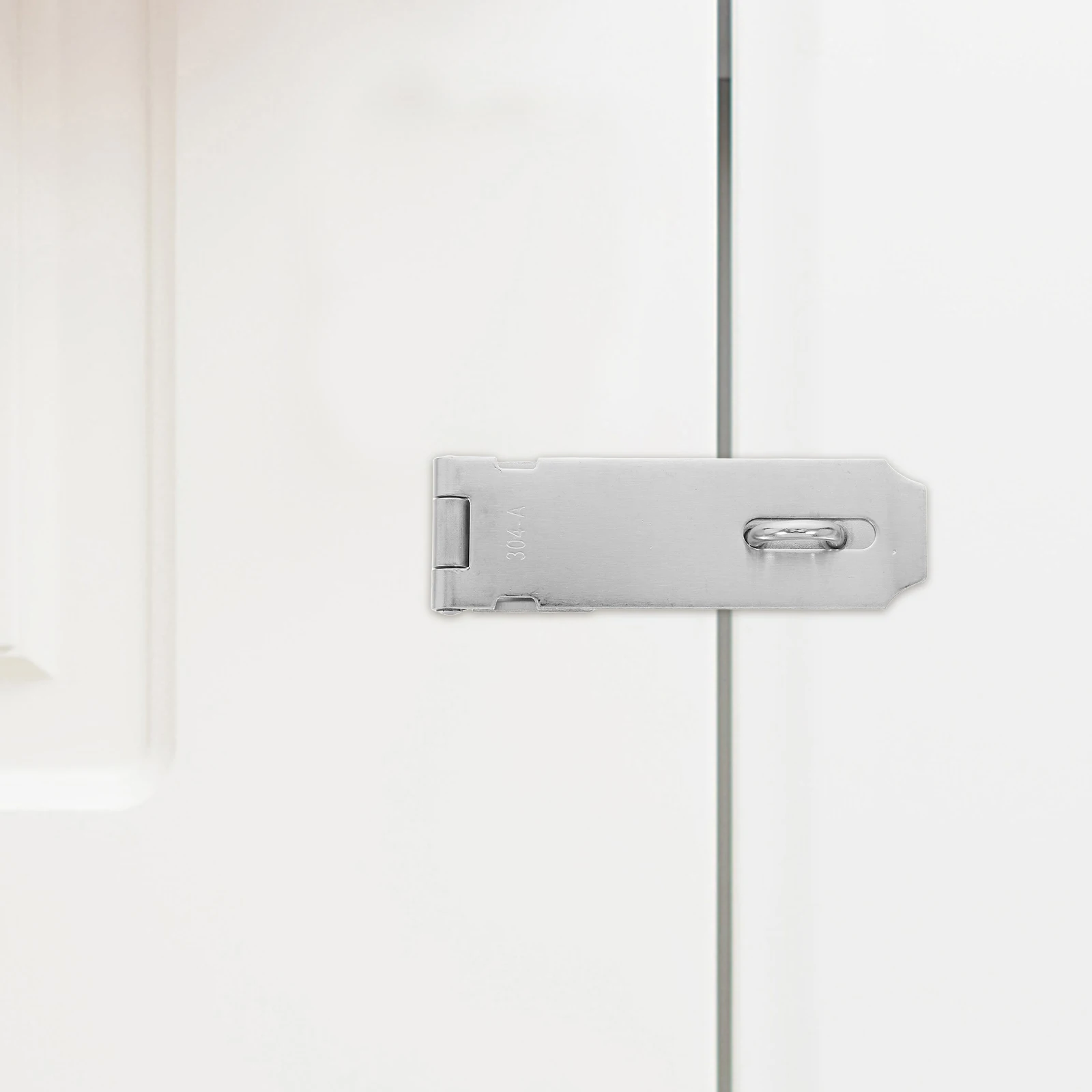 

2pcs Stainless Steel Lock Hasp Heavy Duty Gate Latch Safety Bolt For Closets Cabinets Outdoor Durable Secure Closet Door Buckle