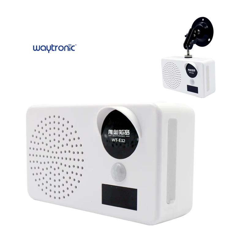 Outdoor Sensor Solar Alarm Siren Infrared Motion Detector 100dB High Volume Security Anti-Theft Sensor Alarm