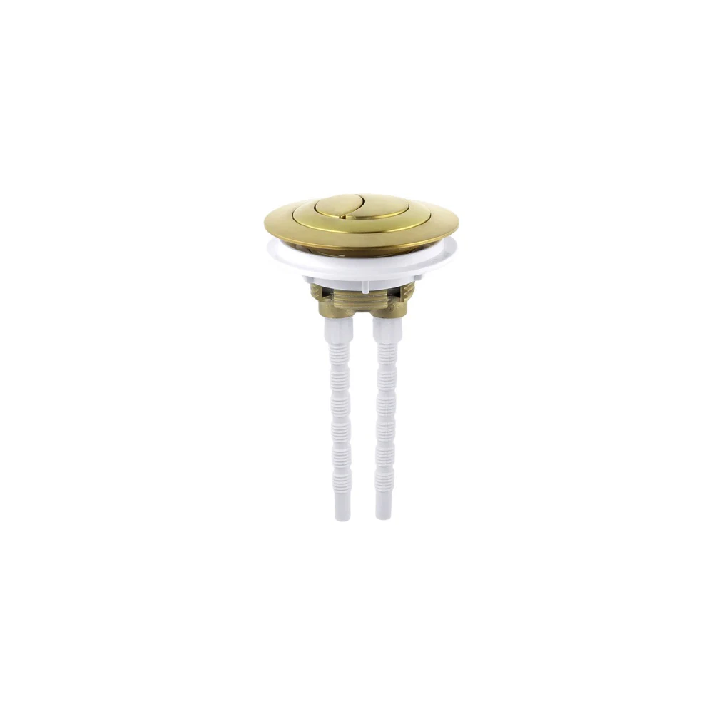 

DIY Toilet Button Dual Flush Button Toilet Repair Gold Toilet Adaptable For Various Sizes For 48mm Toilet Tank