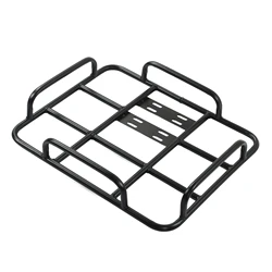 Food Delivery Box Rack Rear Grille 80kg Loading Seamless Steel Tube Universal for Motorcycle Electric Bicycle