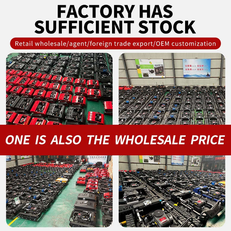 t Lawn Mower Large-Scale Fully Automatic 4-Stroke Cordless FeaturesHigh Quality 764-90A All-Terrain 48V Remote Control Robo