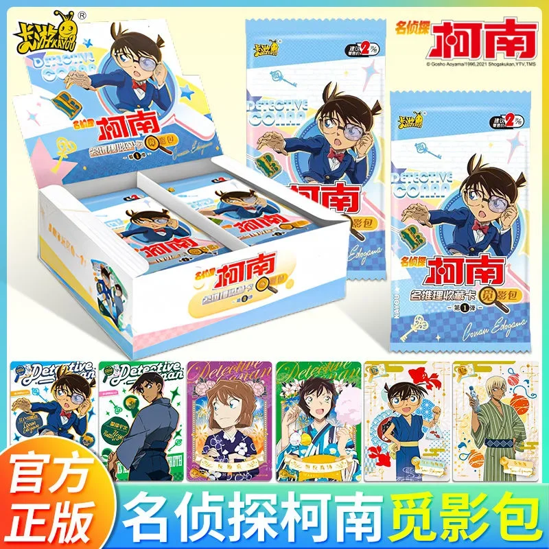 

KAYOU Detective Conan Card Kudou Shinichi Kuroba Kaito Rachel Moore Fun Special Package Years Collection Card Children Toy Gifts