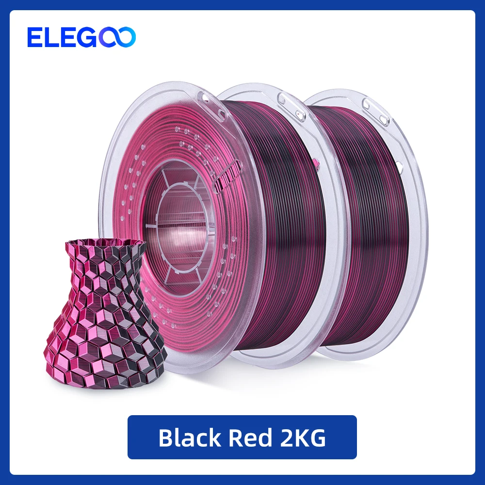 ELEGOO 2KG Zijde PLA Filament 1.75mm 3D Printer Filament voor FDM 3D Printers Elegoo PLA voor Elegoo Centauri Carbon - afbeelding 1