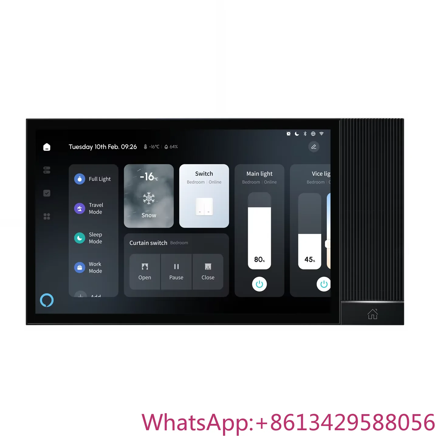 

Tianlai MAX8 8inch Wall Audio Amplifier Control Panel Alexa Tuya Smart Home Products