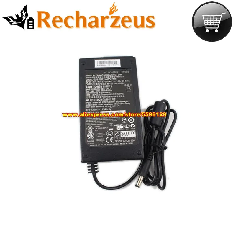 Genuine 19V 2.37A 45W AC Adapter ADPC1945 ADPC1936 Charger For PHILIPS 27B1H UX360UA 246E7QDSB 247E4 HP22XW 247E6Q 274E5QHSB