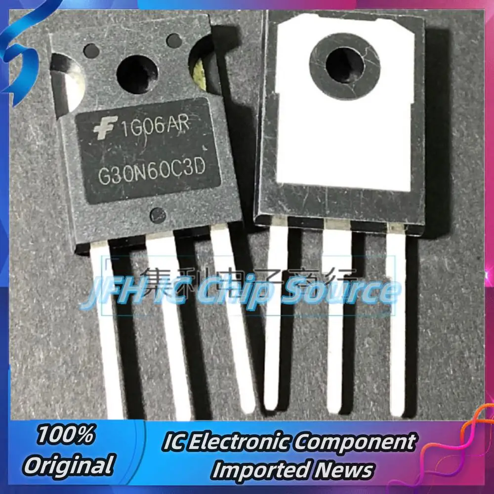 5PCS-10PCS G30N60C3D HGTG30N60C3D  IGBT TO-247  Best Quality Stock