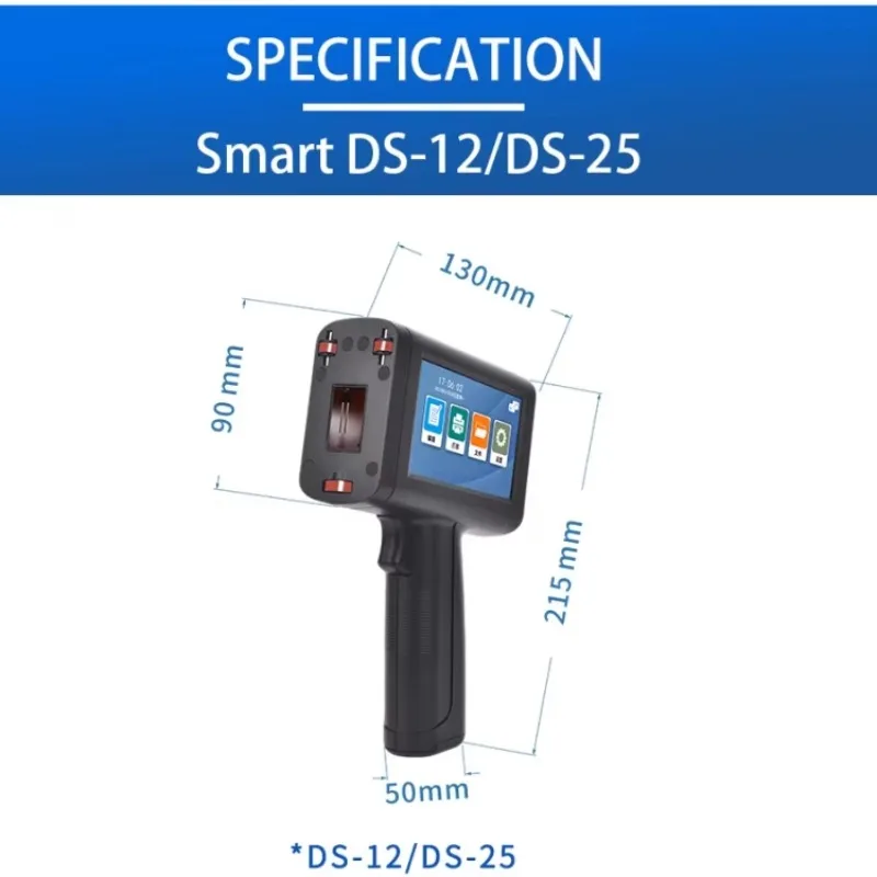 High‑Efficient Waterproof Portable Handheld Inkjet Printer Multilingual Quick‑Dry Ink