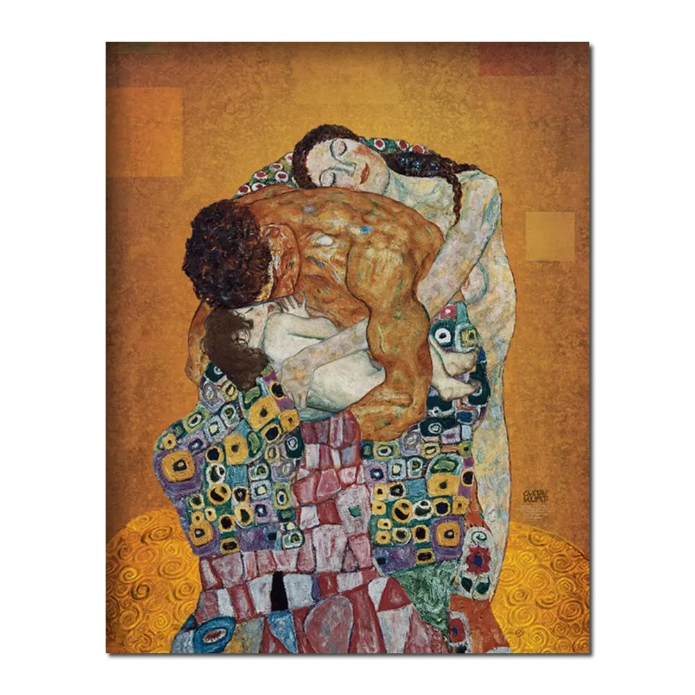 

Woman Portrait Canvas Art The Family Romantic Bedroom Decor Famous Gustav Klimt Painting The Virgin Handmade High Quality