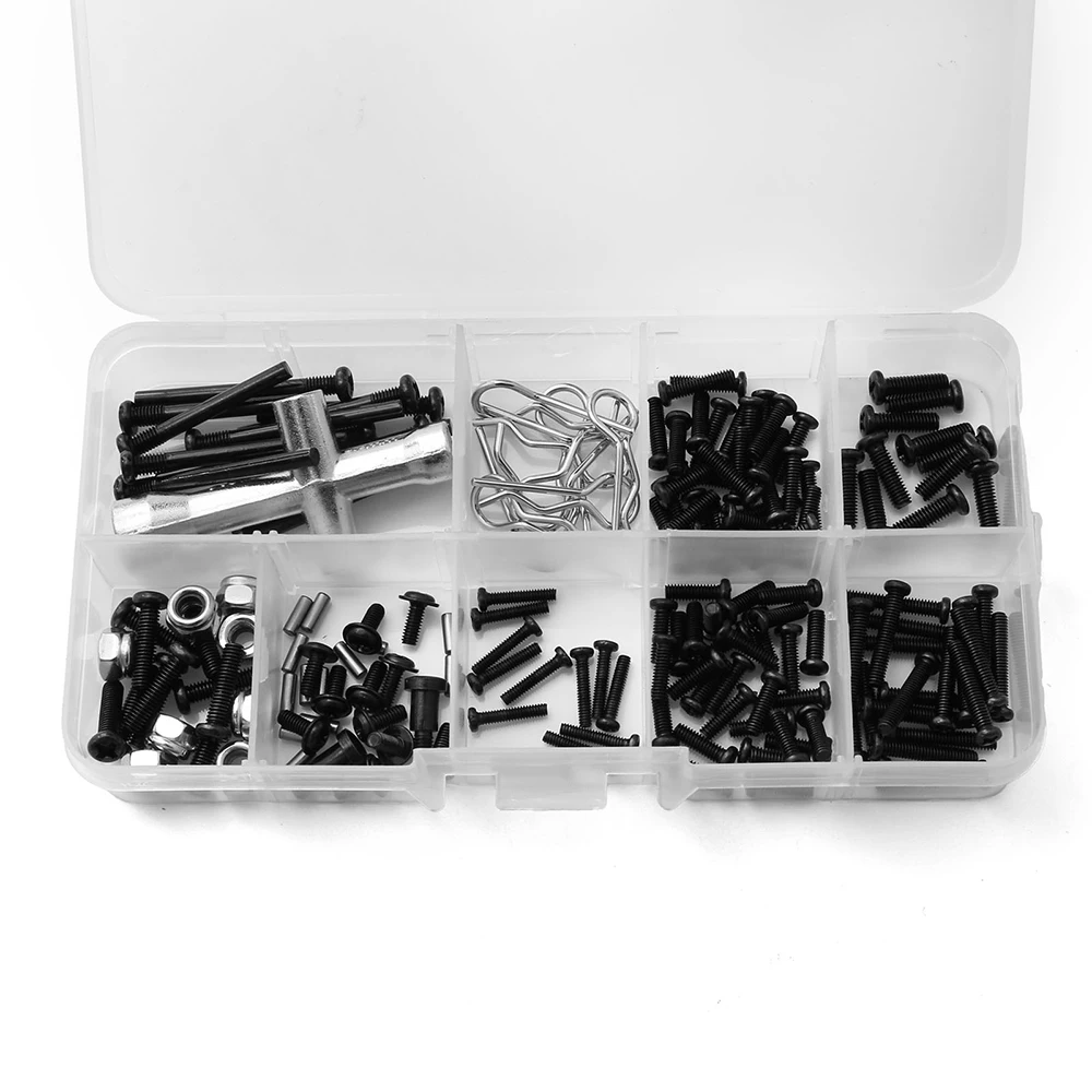 1 Set Screw For 1/16 SCY 16101 16102 16103 Pro Metal Screw Fastener Kit Repair Tool 1/16 Rc Car Spare Parts Upgrade Accessories