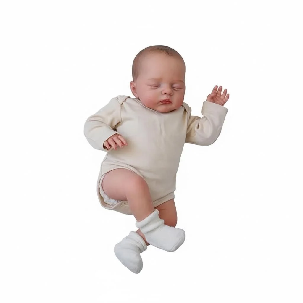 

Коллекционная кукла Reborn Irys 18 дюймов с 3D-расписной кожей, многослойная, реалистичная, с нарисованными волосами, как настоящая, подарок