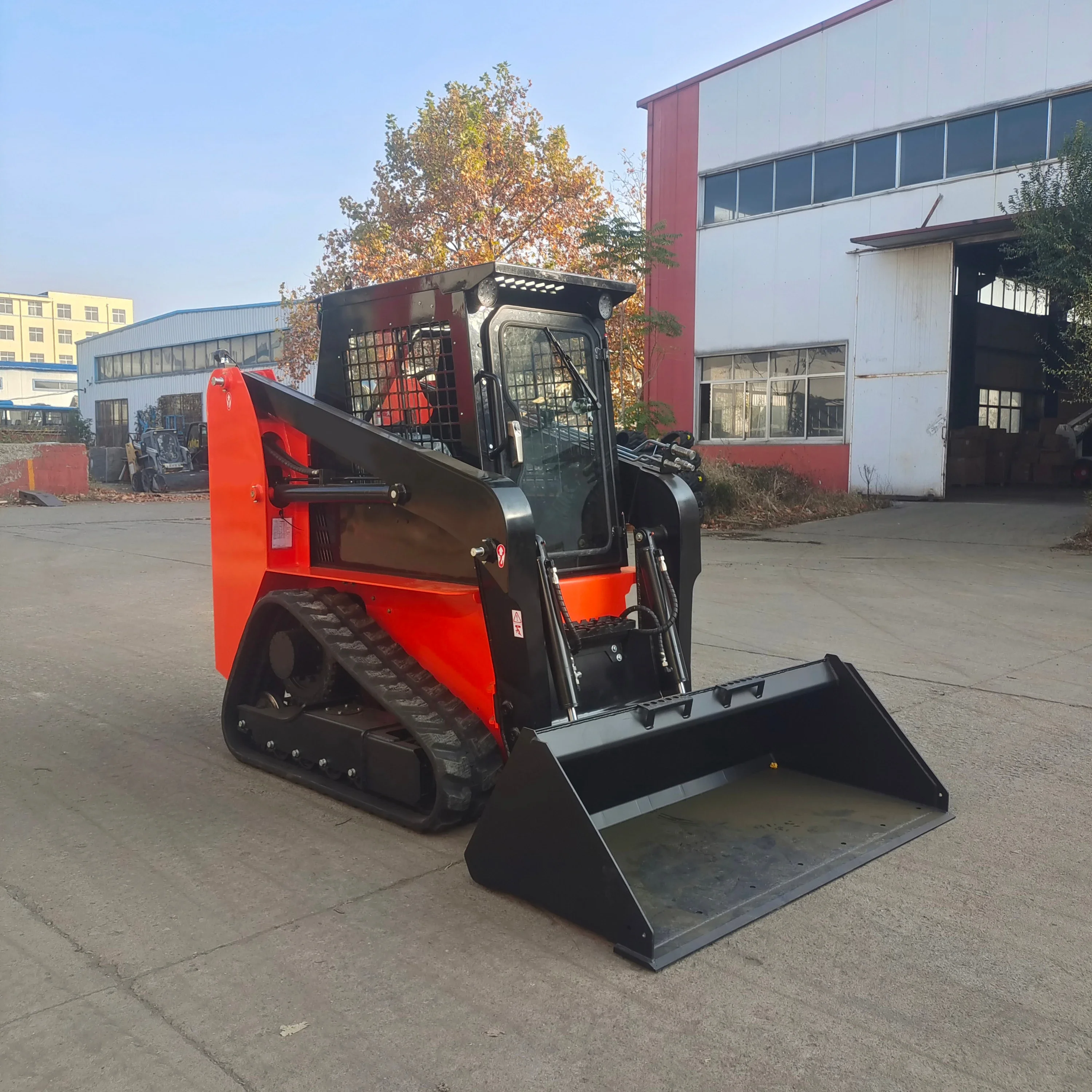 

# Для бывшего мини-погрузчика Bobcat 1-тонного колесного небольшого мини-погрузчика с бортовым поворотом и ведром