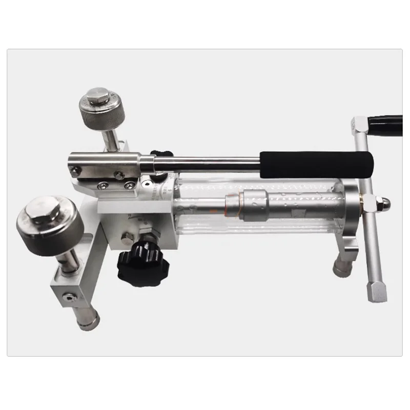 Portable pressure source manual calibration table pressure gauge calibration device pressure test hydraulic source handheld pres