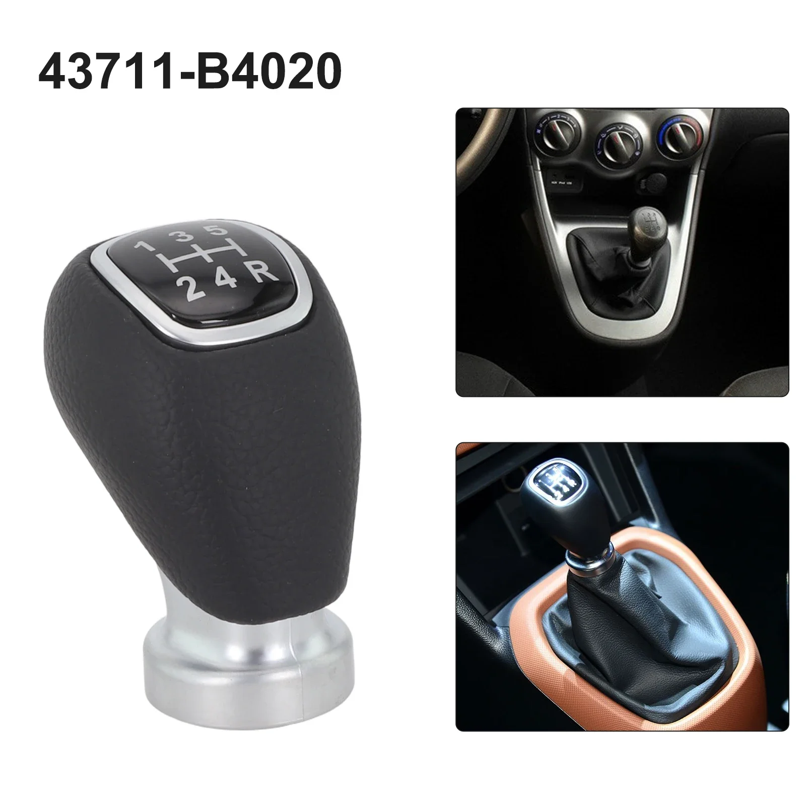 5 Speed Gear Knob For Hyundai I10 2007-2013 Manual Transmission Crafted For Improved Control And Driving Experience