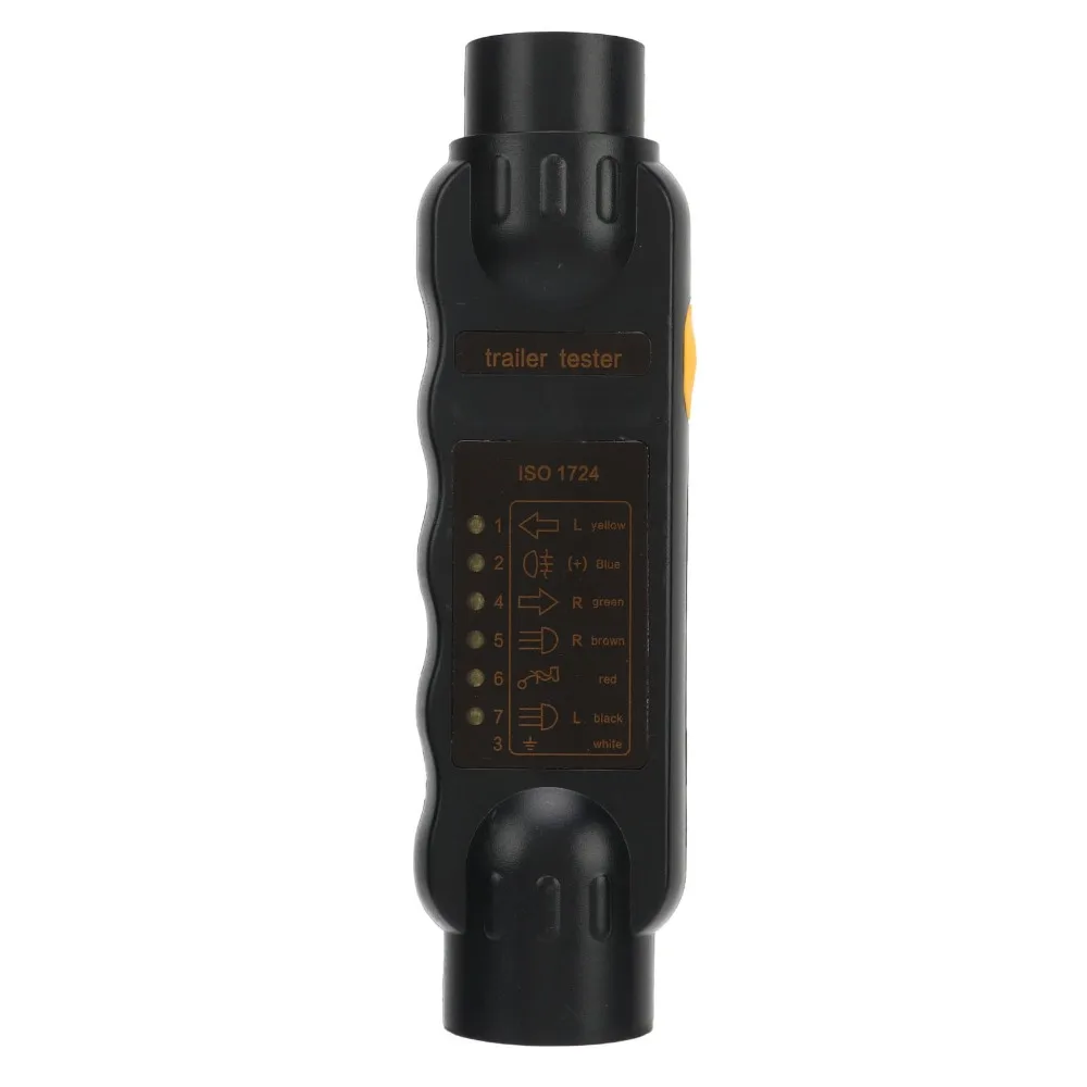 Electrical Tool 7 Pin Tester Trailer Tester Black Label Tow Bar Wiring Tester Plug Circuit Tester Light Testing