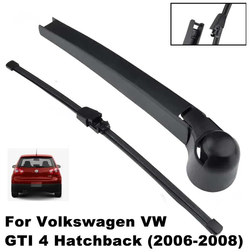 

Car Rear Wiper Blade Blades Back Window Wipers Arm For Volkswagen VW GTI 4 Hatchback (2006-2008) 335mm Windscreen Wiper