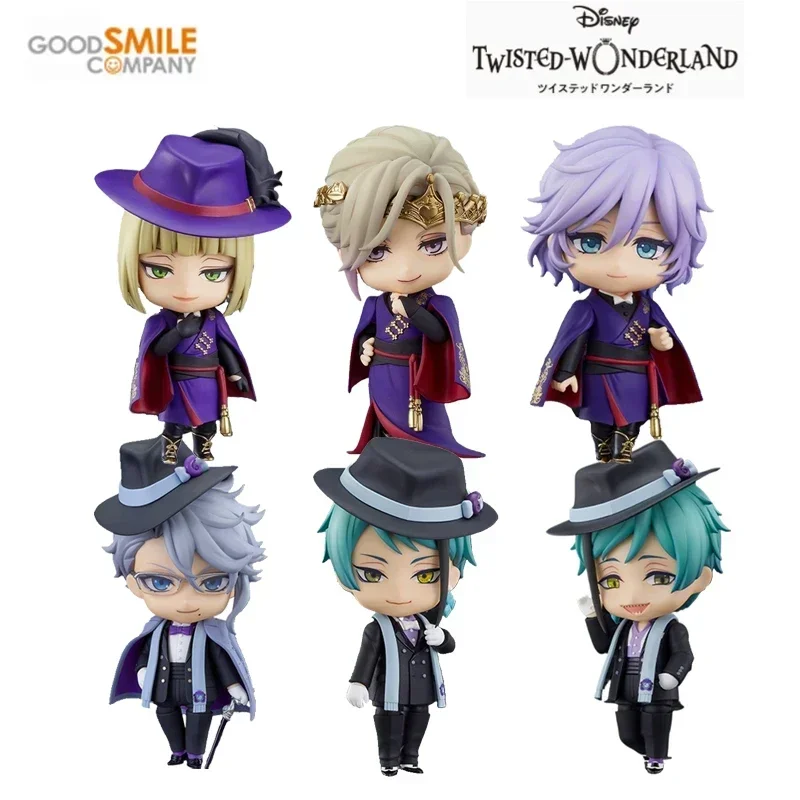 Dobry uśmiech oryginalny Nendoroid Disney Twisted-Wonderland Azul Ashengrotto Rook Hunt Epel Felmier Vil figurki akcji z anime zabawki