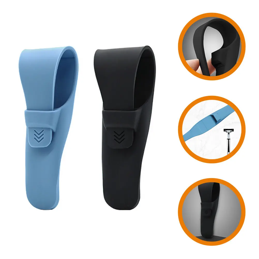 

2Pcs Silicone Razor Travel Case Protective Sleeve for Manual Shaver Lightweight Portable Safety Razor Storage Bag Outdoor Use