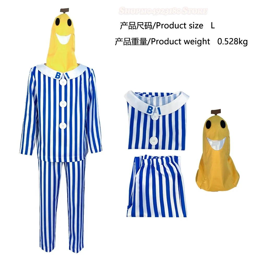 Halloween Banana Man Cosplay Costume Role-Playing Party Adults Outfits Stage Performance Pajama Suit Themed Events Fun Gathering