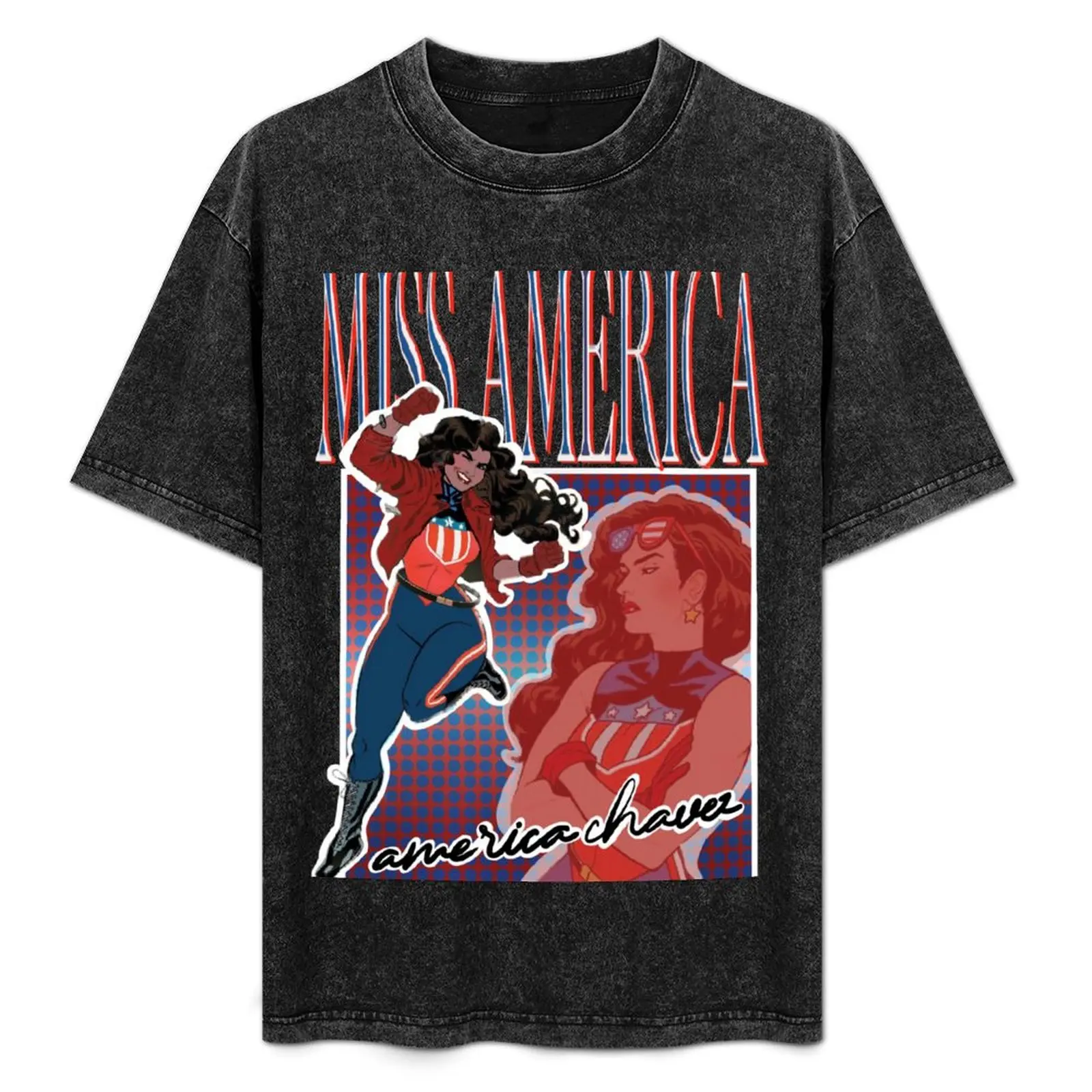 

miss america america chavez T-Shirt Sweat Resistant Workout Tee Shirt