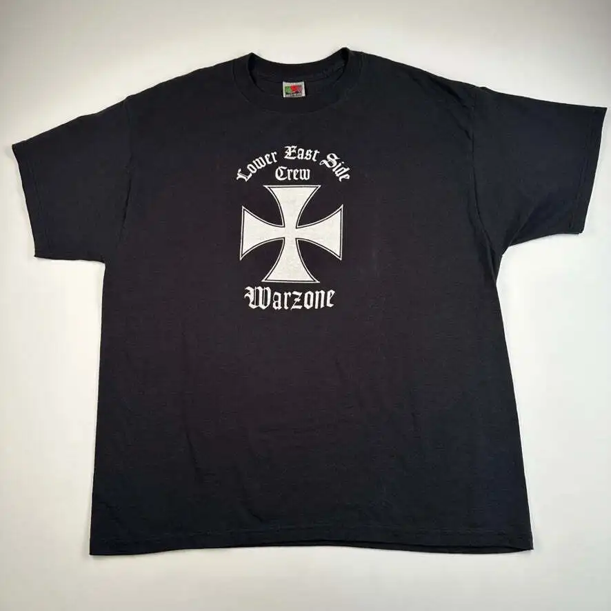 Vintage 90S Warzone T Shirt Xl Lower East Side Crew