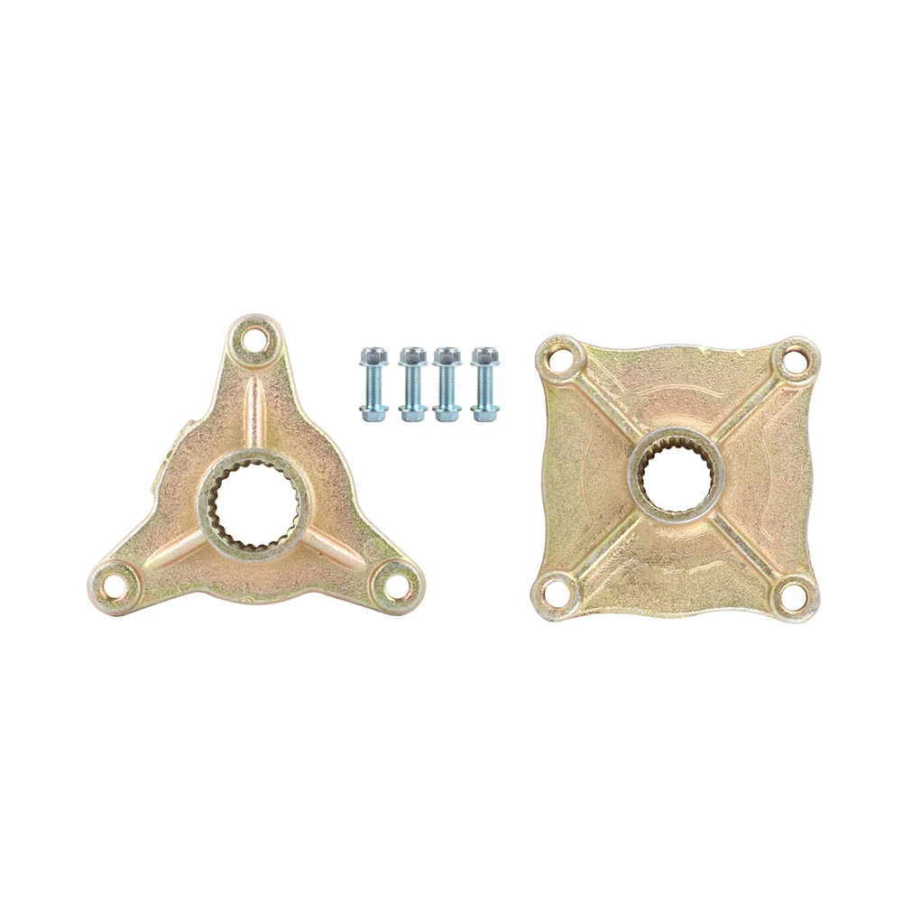 23T 24MM Rear Wheel Hub 3/4-holeflanges Fit For China 50cc 110cc 125cc Tire Go Kart Buggy Karting ATV UTV Quad Bike Parts