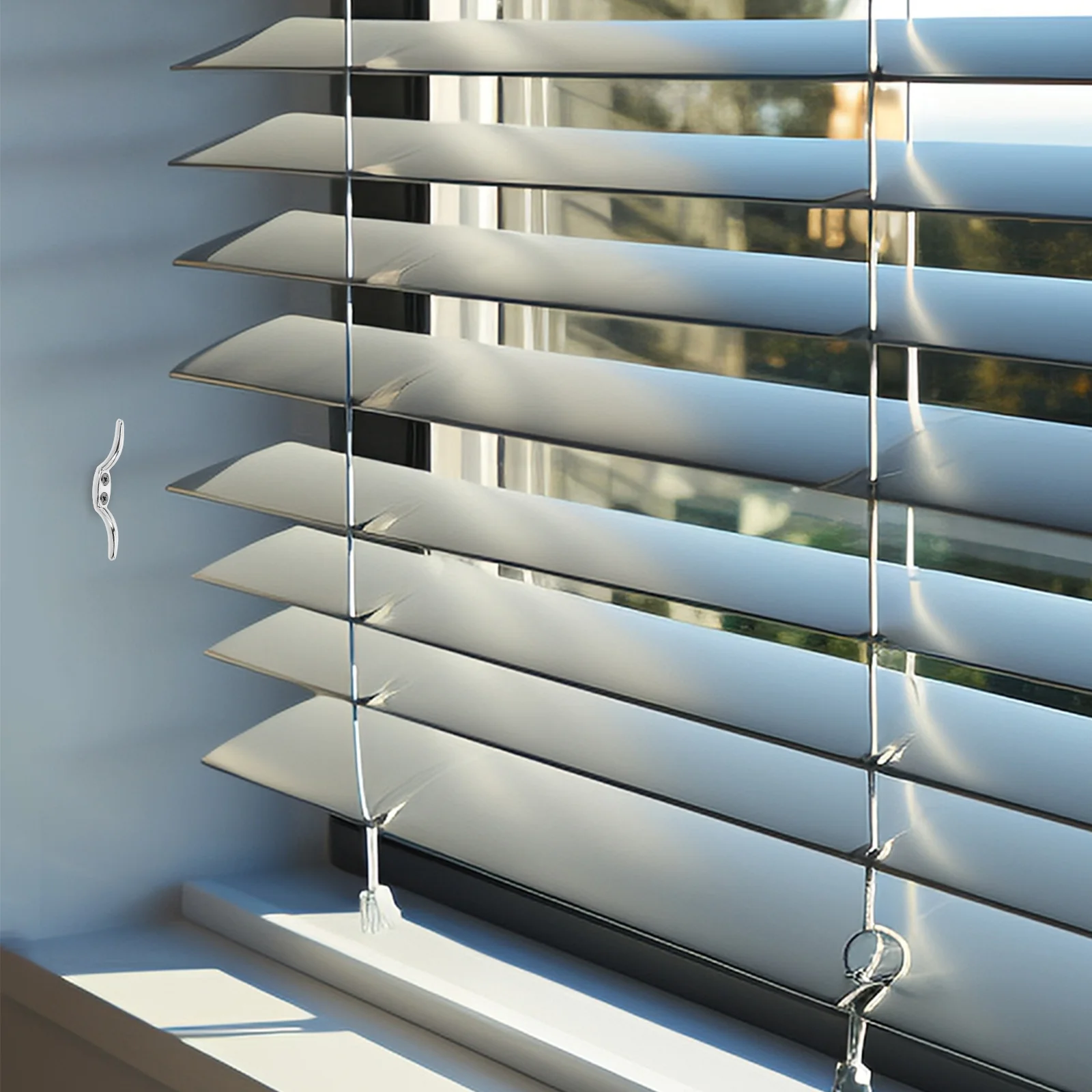 

4Sets Metal Blind Cord Hooks Zinc Alloy Window Treatment Accessories Easy Setup Safe Home Blind Cord Hook