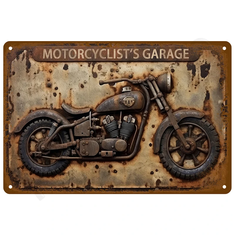Vintage Zinn Zeichen Mancave Schild Bar Garage Platte Retro Platten Poster Metall Zeichen Wand Kunst Wandbild Zimmer Dekoration Dekor Bar – Detail 18