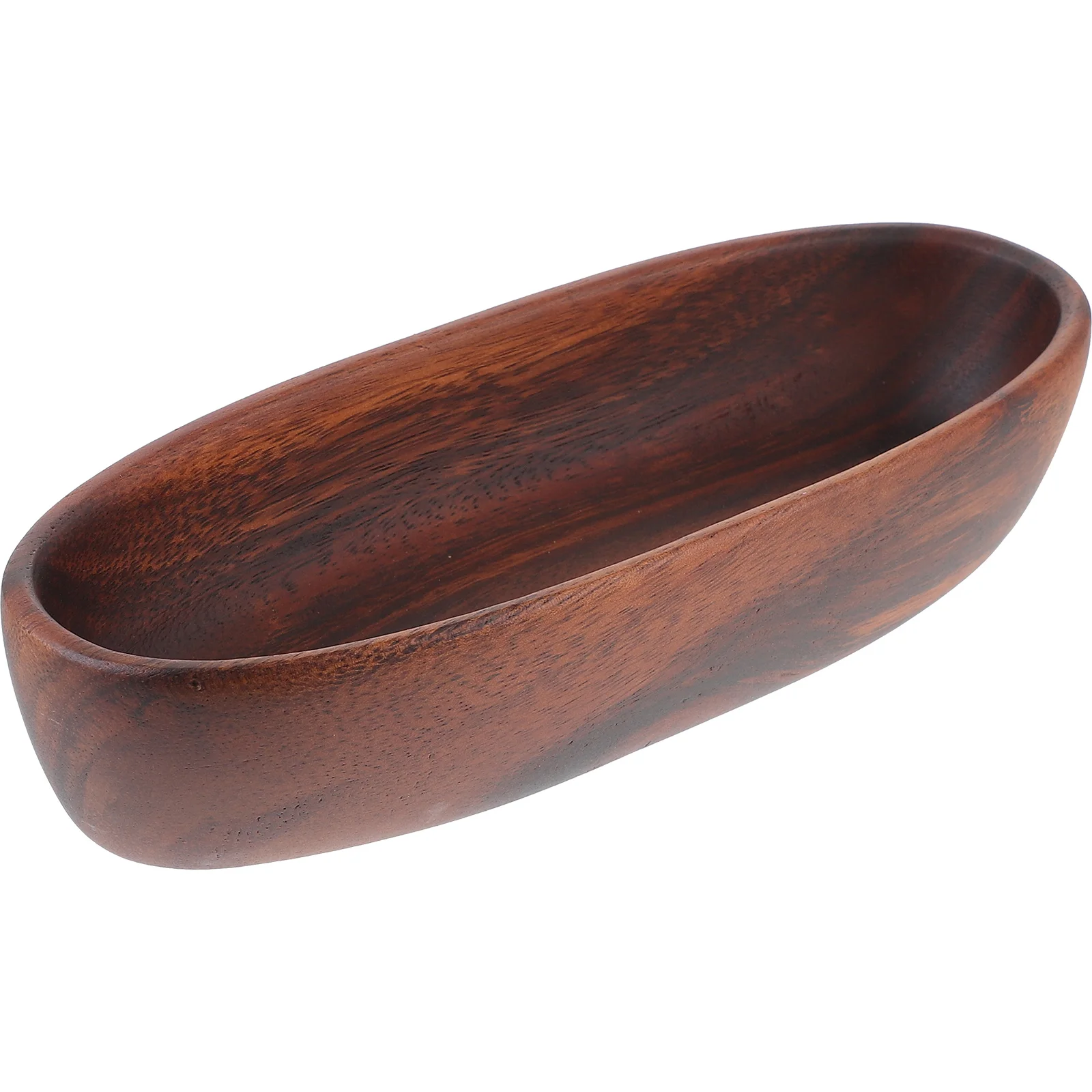 

Appetizer Platter Acacia Wood Tray Dried Fruit Plate Snack Salad Bowl Solid Desktop