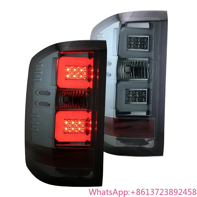 

For Chevrolet Silverado Luminous Tail Light 2014-2018 Silverado Upgrade New High Quality Full Emitting Diode Modified Tail Light