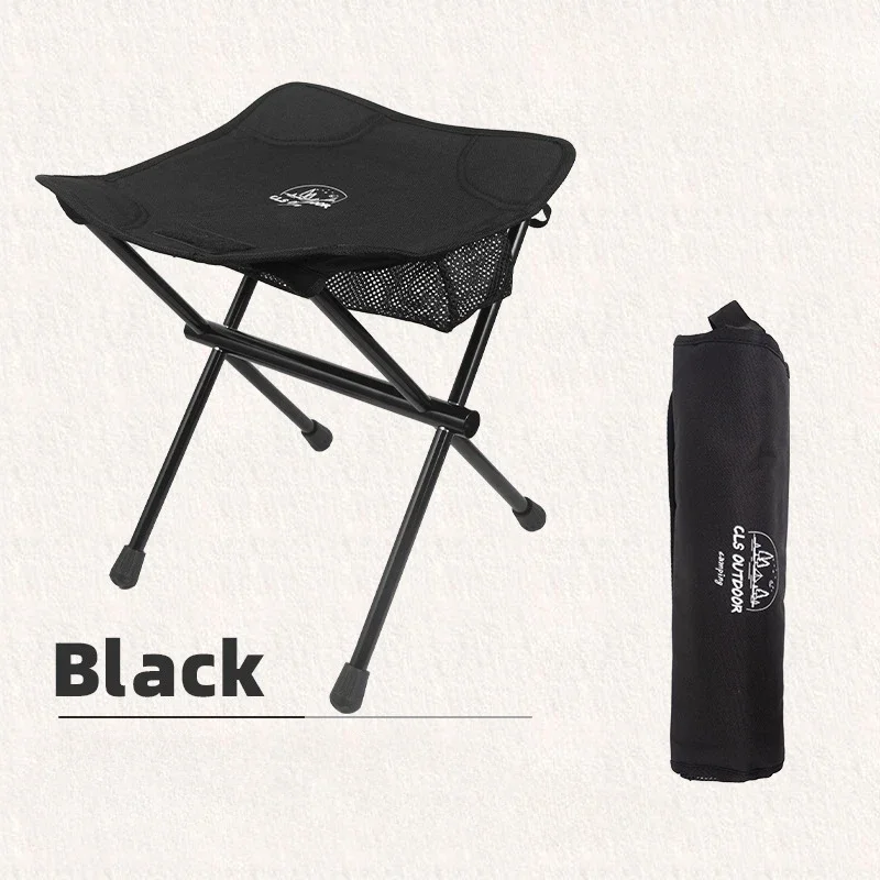 

Portable Folding Camping Stools Ultralight Aluminium Alloy Chair MIni Fishing Chair Picnic Lighweight