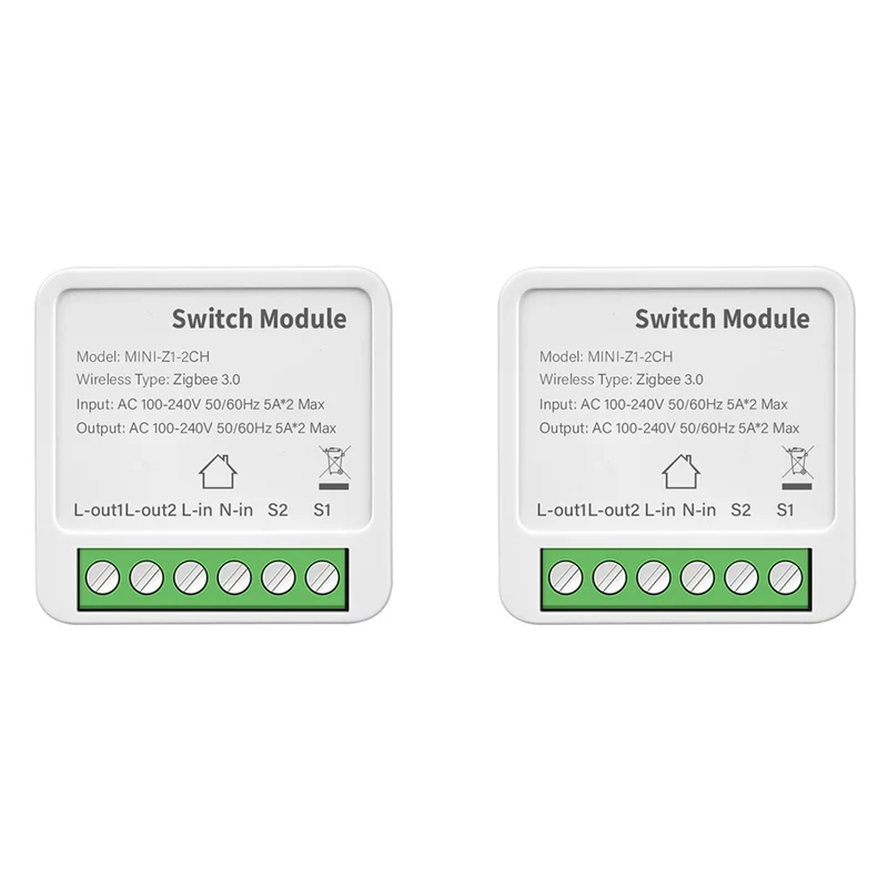 

-A15I 2X 2-позиционный переключатель включения/выключения Graffiti Smart Zigbee Smart 2-позиционный переключатель включения/выключения Мини-переключатель скрытой коробки