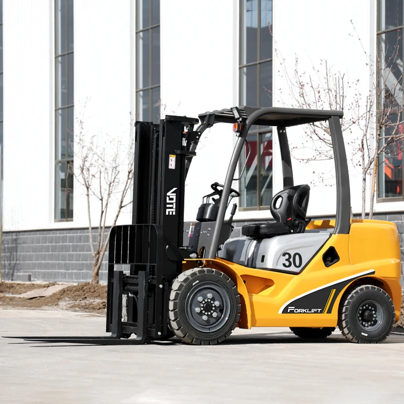 VOTE 1.5ton 2ton 2.5ton 3ton 3.5 4ton 5ton Diesel Forklift Bucket Truck Capacity Fork Lift Hydraulic Stacker Truck customized
