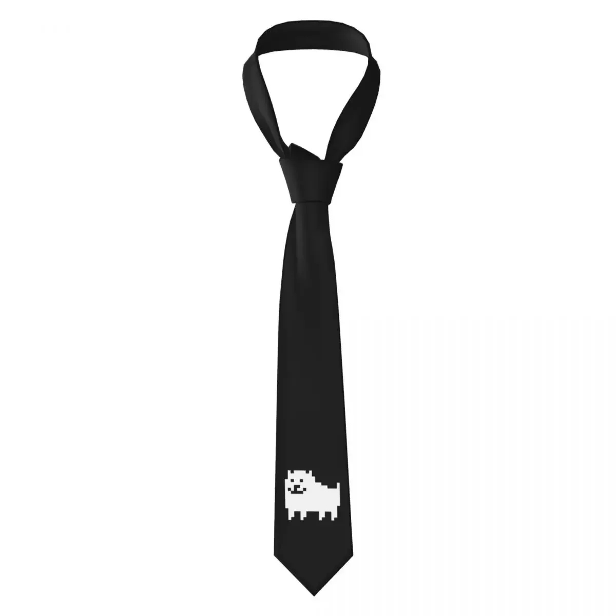 Undertale 迷惑犬ネクタイ男性用シルクポリエステル 8 センチメートルネクタイパーティーアクセサリーネクタイカジュアル Gravatas